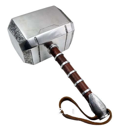 Buy Qarzun Thor Hammer Metal Mcu Thor Mjolnir Cosplay 11 Scale Movie