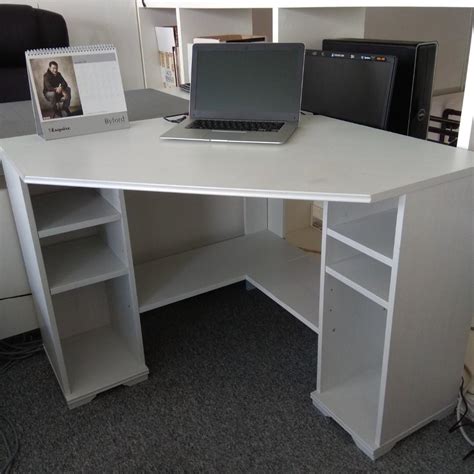 Ikea bekant corner desk right, white, black ,size. IKEA Borgsjo corner desk, Furniture, Tables & Chairs on ...