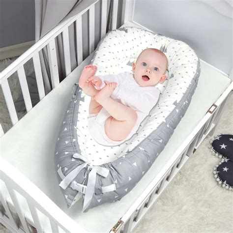 Baby Nest Bed Crib Portable Removable And Washable Crib Travel Bed For