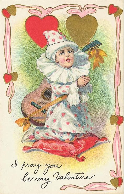 Victorian Card Vintage Valentines Valentines Day Greeting Cards