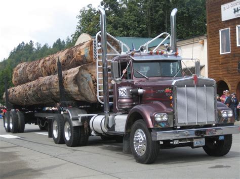 Big Logs From The Cascades Big Trucks Trucks Big Rig Trucks