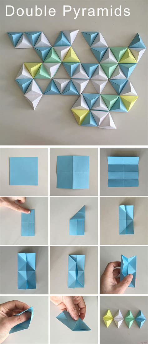 66219 Origami Paso A Paso Geometric Origami Origami Wall Art
