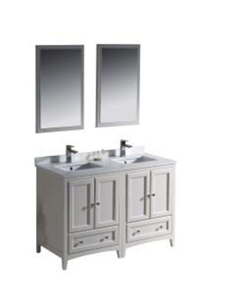 4.5 out of 5 stars 22. Clearance 48 Inch Double Sink Bathroom Vanity in Antique ...