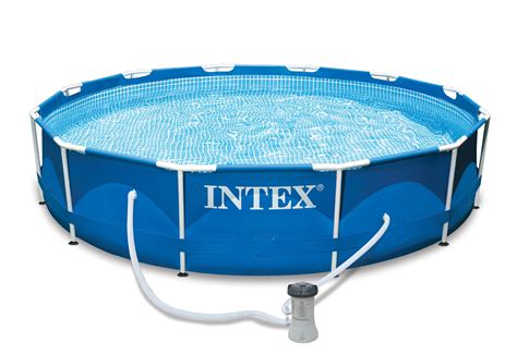 Intex 12 X 30 Metal Frame Swimming Pool With 530 Gph Filter Pump