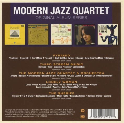 The Modern Jazz Quartet Original Album Series Cd Opus3a