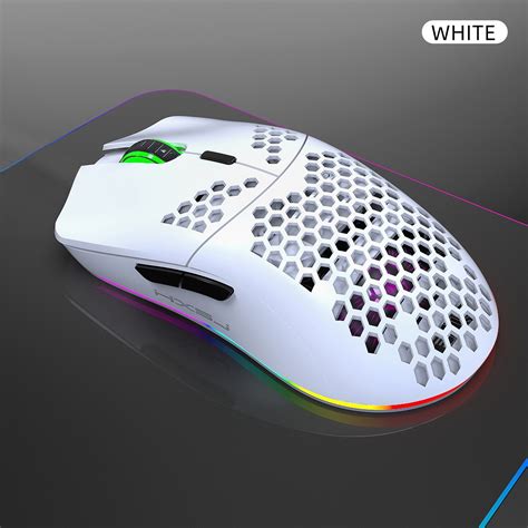 Hxsj T66 Rgb 24g Wireless Gaming Mouse Rgb Lighting Charging Mouse