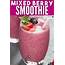 Mixed Berry Smoothie Recipe  Video CurryTrail