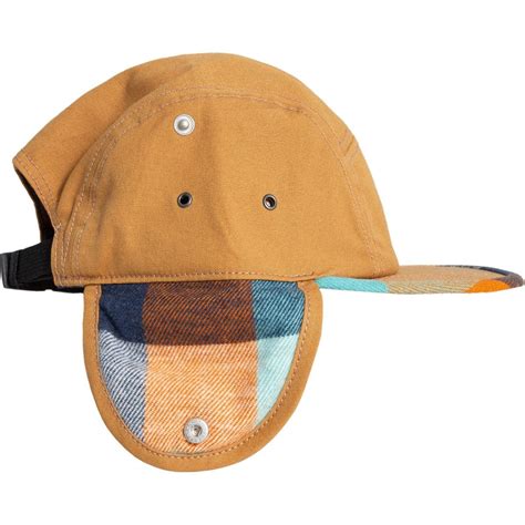United By Blue Bison Ear Flap 5 Panel Hat Accessories