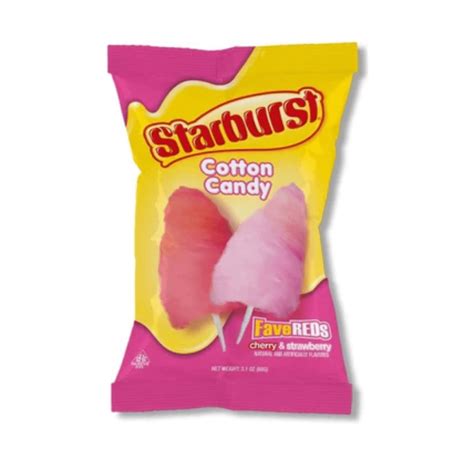 Taste Of Nature Cotton Candy Starburst Favereds 12x31oz Pacific