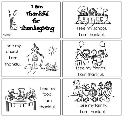 4 Best Images Of Printable Thanksgiving Books For Kindergarten 5