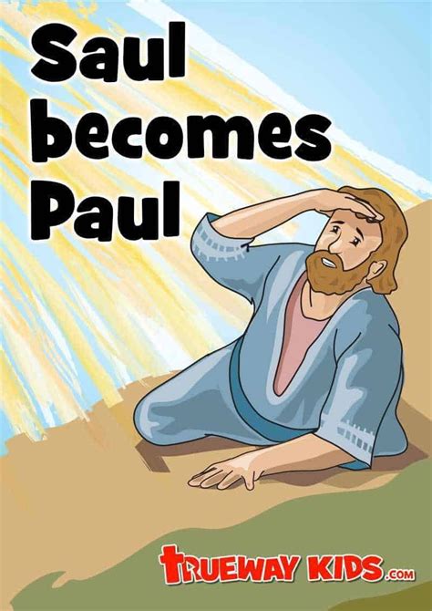 Witness The Transformation Of Saul To Paul In A Preschool Bible Lesson