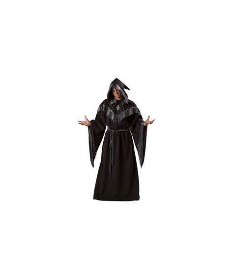 Adult Dark Sorcerer Scary Halloween Costume Men Costumes