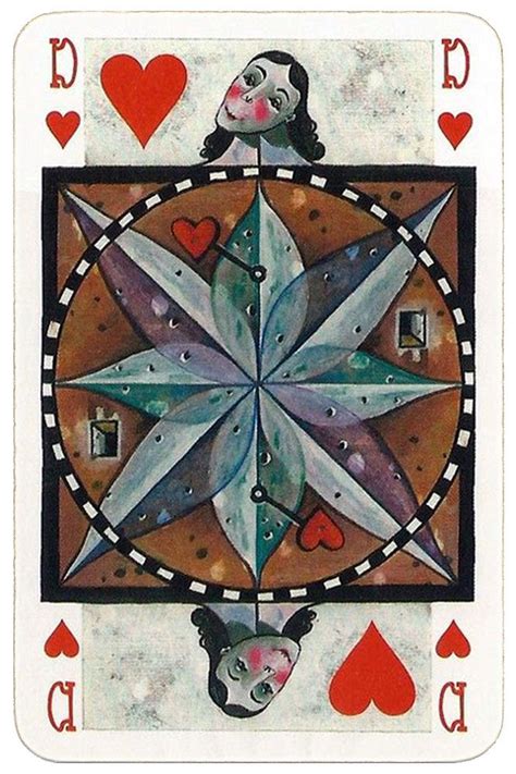 Playingcardstop1000 Queen Of Hearts Bernhard Resch Playing Cards