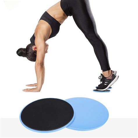 Ccdes 2pcs Exercise Core Slider Disc Fitness Sport Gliding Disc For