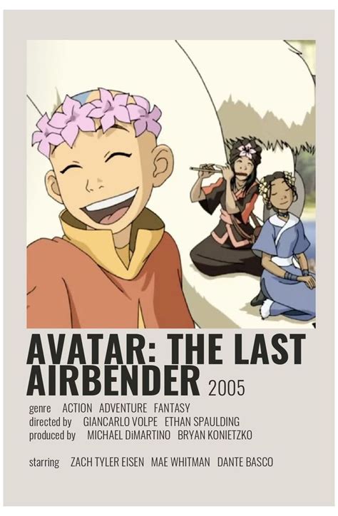 Avatar The Last Airbender Poster By Cindy Avatar Minimalist Poster