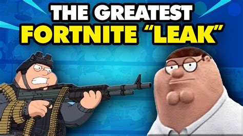 Epic Games Played Us All The Story Of Peter Griffin In Fortnite Youtube