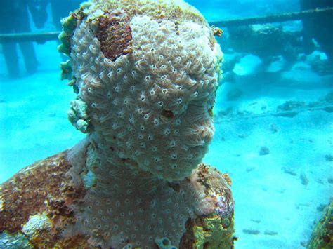 Eerily Beautiful Underwater Sculptures Art Transformed Into Artificial