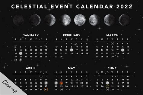 Calendario Lunar 2022 Impresi 243 N Del Calendario Lunar Etsy Imagesee