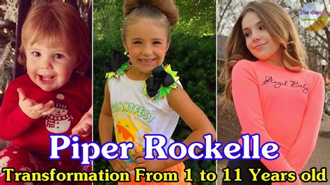 Piper Rockelle Transformation From 1 To 11 Years Old Youtube