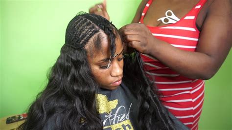 Middle Part Sew In Weave