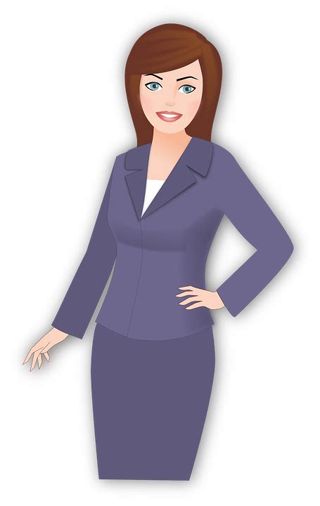 Business Woman Vector Png