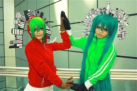 Gumi Megpoid And Miku Hatsune Vocaloid Song Matryoshka Vocaloid Cosplay Amazing Cosplay