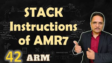 Stack Related Instructions In Arm7 Youtube