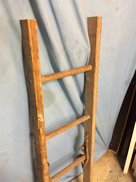 Antique 4 50 Wooden Blanket Ladder Pennsylvania Barn Salvage