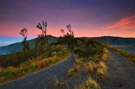 Sunset Sky At Cemoro Lawang Mount Bromo Indonesia Fine