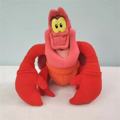 Vintage Arco Sebastian Crab The Little Mermaid Plush Toy 8 Mattel Disney ~ Read 1979 Picclick