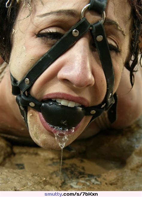 Bondage Bdsm Ballgag Gagged Drooling Drool Smutty