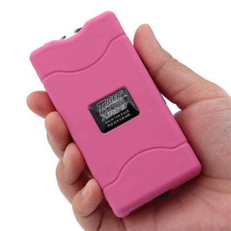 Tiger Usa Xtreme 96 Mill Pink Rechargeable Stun Gun And Flash Light