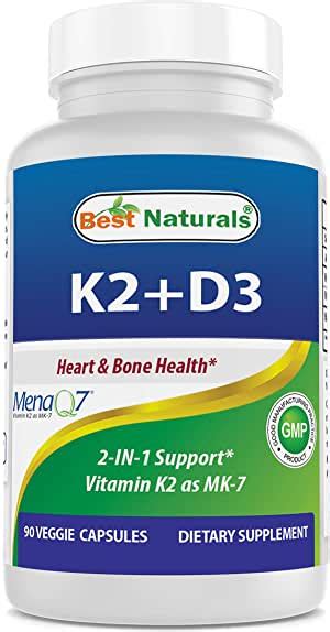 Maybe you would like to learn more about one of these? Amazon.com: Best Naturals K2 D3 Vitamin Supplement 90 ...