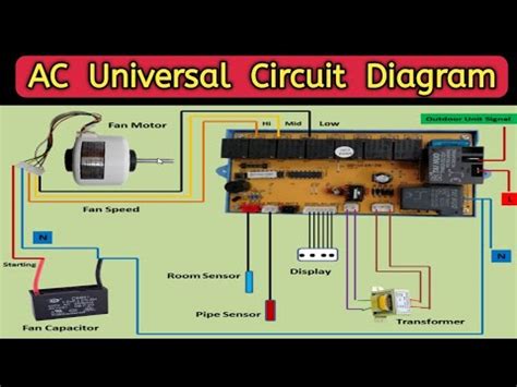 Air Conditioner Pcb Ac Universal Circuit Diagram Split Ac Universal