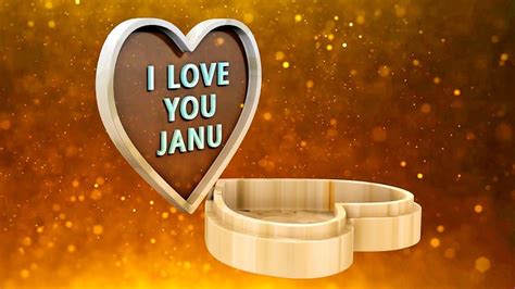 Sweet Message I Love You Janu ♥ Youtube