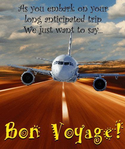 Long Anticipated Trip Free Bon Voyage Ecards Greeting Cards Greetings Happy And Safe