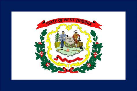 West Virginia 3x5 Outdoor Flag Vision Wear International