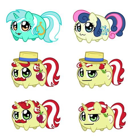 Potato Chibi Ponies Minor Characters 3 By Linamomoko On Deviantart