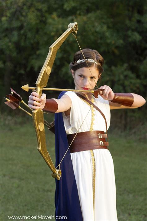 Diy Greek Goddess Costume Artemis Make It And Love It Couple