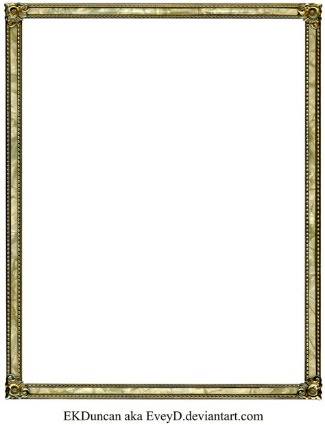 Antique Gold Vintage Frame 4 By Ekduncan By Eveyd On Deviantart