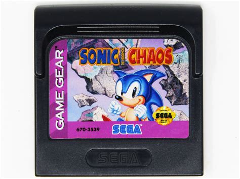 Sonic Chaos Sega Game Gear Retromtl