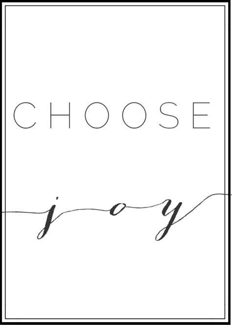 Choose Joy ~ Free Printable ~ Beautiful Silver Spring Md Newborn And