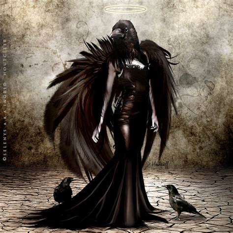 The Raven Angel By Selenys On Deviantart