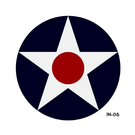 Us Air Force Star And Bars Insignia Military Aircraft Insignia