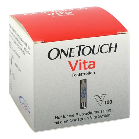 Onetouch Vita Teststreifen 100 Stück Online Bestellen Medpex