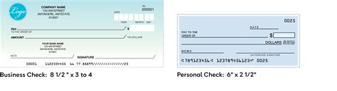 Business Checks Vs Personal Checks