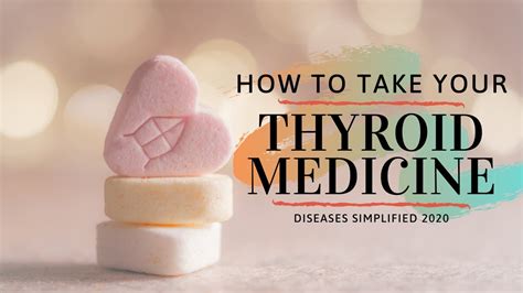 How To Take Thyroid Medicine Simplified Youtube