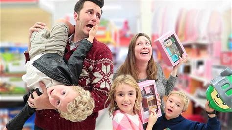 Sneaky Parents Go Christmas Shopping With 3 Kids Youtube