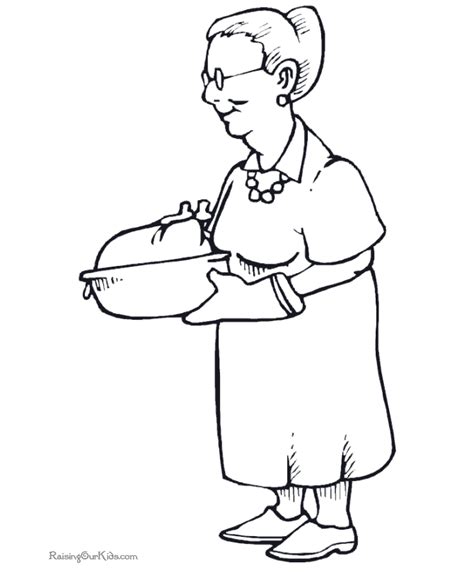 'happy grandparents day' printable coloring page: Coloring Pages For Grandparents Day - Coloring Home