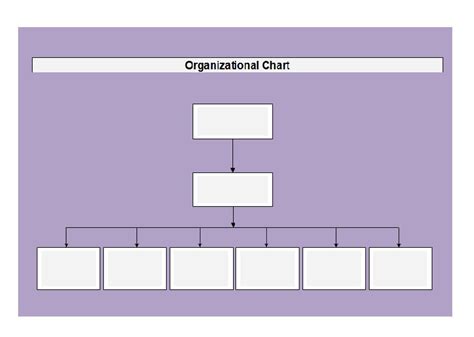 Printable Organizational Charts Template Business Psd Excel Word Pdf